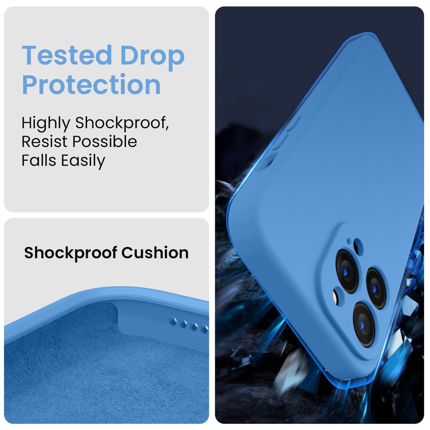 FireNova Designed for iPhone 14 Pro Case, 6.1", Blue