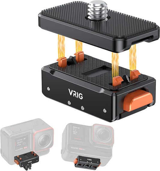 VRIG Magnetic Base for Insta360 Ace/Ace Pro Magnetic Quick Release Adapter Tripod Adapter Mount with Ace Pro 2/ X5/ X4 Air/ X4/ X3/ X2/ ONE RS