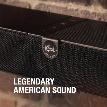 Klipsch Flexus CORE 200 3.1.2 Channel Powered by Onkyo Bluetooth Sound Bar with Dolby Atmos and Custom Tuned Bass - Black, 44" W