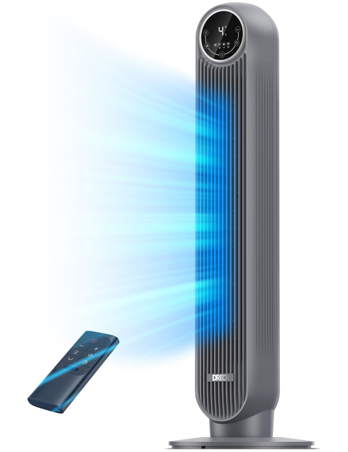 DREO Tower Fan for Bedroom, 28ft/s Velocity, Ultra Quiet Fan, 8 Speeds