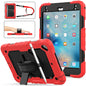 SEYMAC stock Case for iPad (A16) 11th/10th Generation 11''/10.9'' 2025/2022, Full-Body Drop Protection Case with Screen Protector &360° Rotate Hand Strap/Stand, Pink+Black