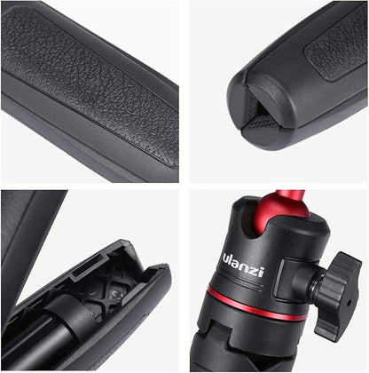 ULANZI MT-08 Extension Pole Tripod, Mini Selfie Stick Tripod Stand Handle Grip for Osmo Pocket3 Webcam iPhone 11 Pro Max Smartphone Canon G7X Mark III Sony ZV-1 RX100 VII A6400 A6600 Cameras Vlogging