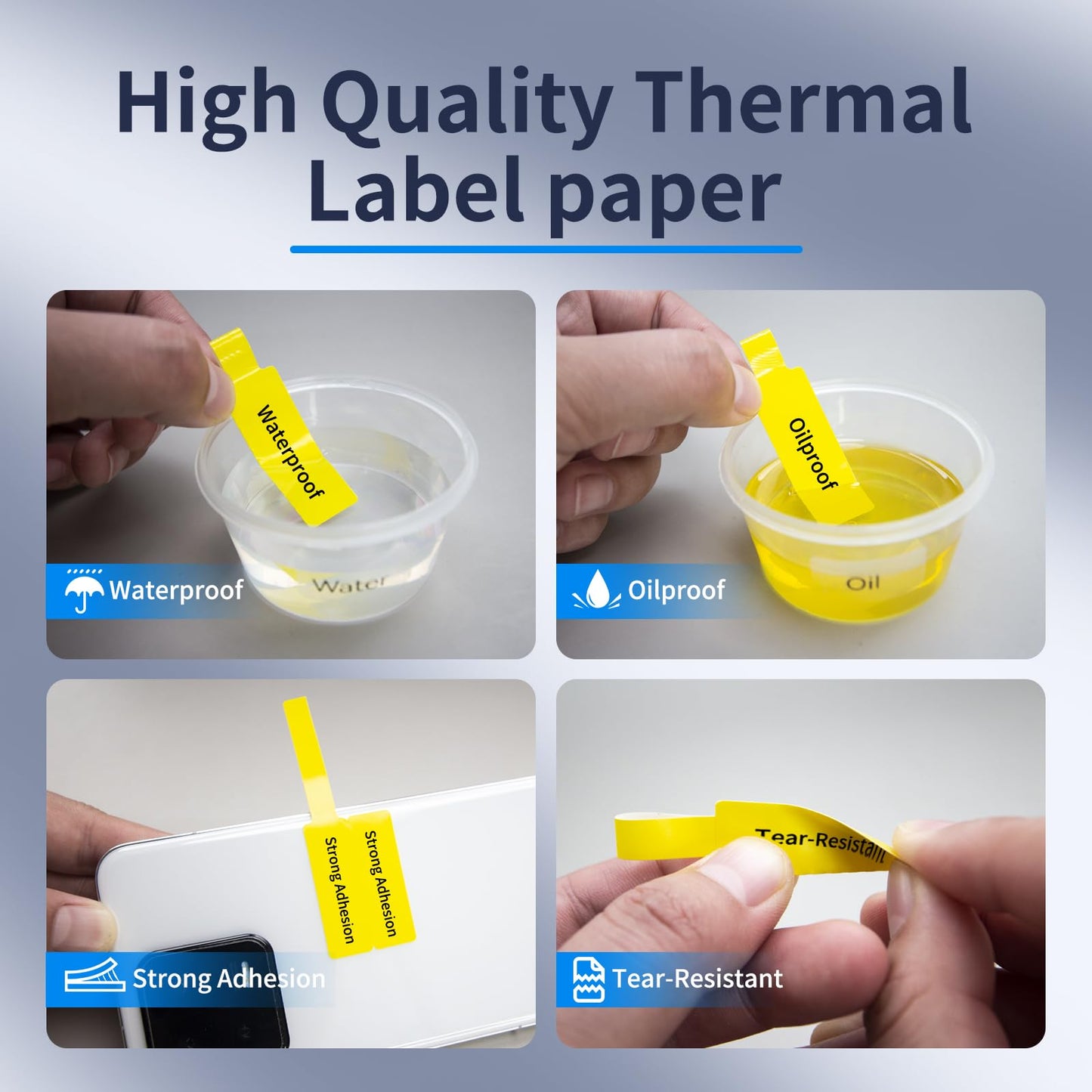 200 Pcs Cable Labels - Waterproof Wire Cord Label, Tear Resistant Wire Labels, Self Adhesive Cord Organizing Label, for Cable Management, Compatible with PUQU AQ20 Label Makers(Red) 30 * 90mm