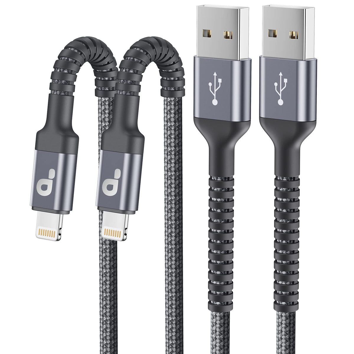 iPhone Charger 6FT 2Pack, Lightning Cable [Apple MFi Certified] iPhone Fast