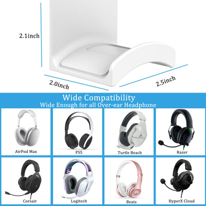 SOKUSIN Headphone Stand Headset Holder, White