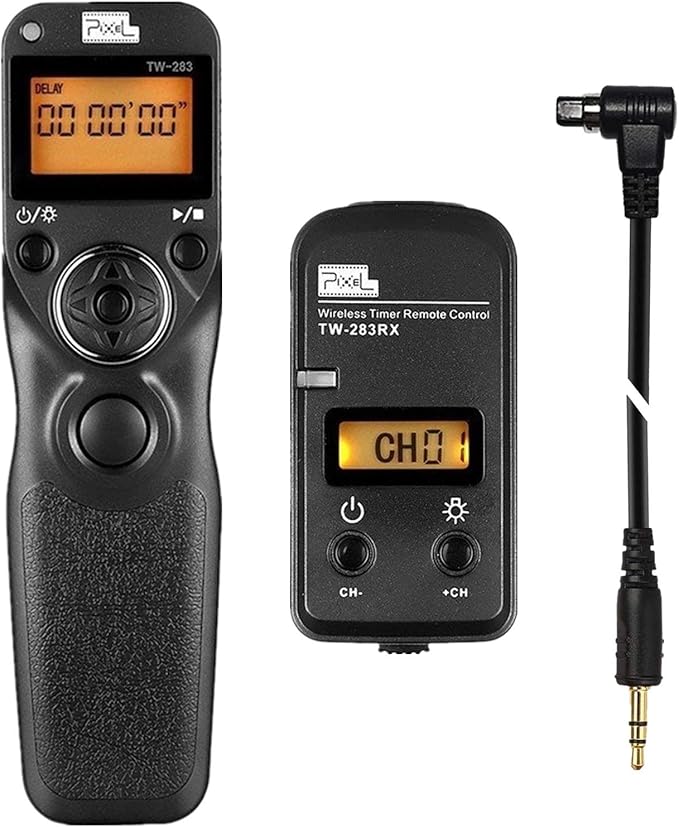 Pixel TW283-N3 Wireless Remote Shutter Intervalometer Compatible with Canon