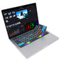 JCPal Davinci Resolve Shortcut Guide Keyboard Cover for MacBook Pro/Air/Neo