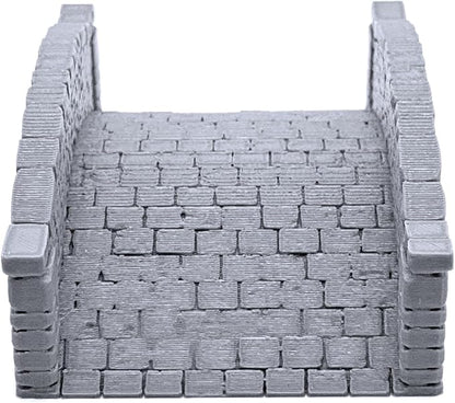 EnderToys Stone Footbridges by Printable Scenery, 3D Printed Tabletop RPG Scenery and Wargame Terrain 28mm Miniatures