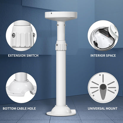 ZT-NET ZT-NET Extendable Pole Mount for Security Surveillance Cameras