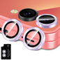 Avocase for Samsung Galaxy Z Flip 7 Camera Lens Protector, Individual Metal Ring Tempered Glass Lens Cover, [Strong Adsorption] Scratch Resistant Ultra-Thin HD Clear Lens Cover, 1 Set-Purple