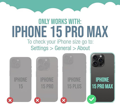 Smartish 2-Pack Tempered Glass Screen Protector for iPhone 15 Pro Max - Tuff Sheet - Easy Install Frame [Scratch Resistant] Case-Friendly - Dynamic Island Compatible - Clear 2-Pack