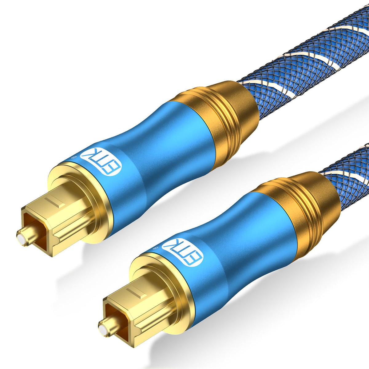 EMK Digital Optical Audio Cable 26Feet/8M Fiber Optical Toslink Cable SPDIF Audio Cable Male to Male Cord for Home Theater, Sound Bar, TV, PS4, Xbox, PlayStation & More