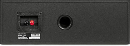 Polk Monitor XT30 Compact Center Channel Speaker - Hi-Res Audio Certified, Dolby Atmos & DTS:X Compatible, 1" Terylene Tweeter & Dual 5.25" Dynamically Balanced Woofer, Midnight Black