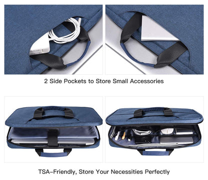 14-15 Inch Laptop Sleeve Case Men Women Bag for MacBook Pro 14 M5/M4/M3/M2, Macbook Air 15 M5/M4/M3, HP Pavilion/Chromebook 14, Dell Inspiron 14, Lenovo Acer ASUS Chromebook 14, Surface 15 Case,Blue