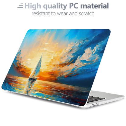 Batianda AstroGrid Case for MacBook Air 13 inch 2018-2020, Sunset Sail