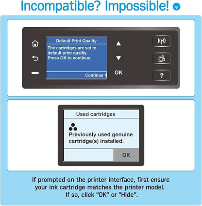 ejet 63XL Ink Cartridge Combo Pack Replacement for HP 63 Ink 63XL Ink Cartridges Black and Color for OfficeJet 3830 4650 5255 5258 4655 4652 3833 Envy 4520 4512 DeskJet 1112 3630 (1 Black,1 Tri-Color)
