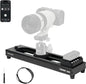 Accsoon Motorized Camera Slider, Adjustable 16''/40 cm Bluetooth Video Slider with Button/APP Control, Time-Lapse/Loop Mode, Speed Knob, 120° Panoramic Shooting, Compatible with DSLR, GoPro, Phone
