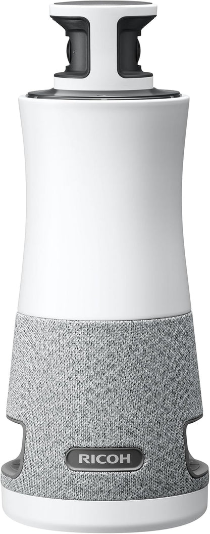 RICOH Meeting 360 | 360° Conference Room Camera - AI-Powered - Active Speaker Focus - Plug and Play - Zoom Certified - Works with Microsoft Teams, Google Meet, Cisco Webex