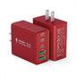2Pack USB C Fast Charger Block, 50W 5-Port Type C Wall Charger Brick, Multiport Charging Plug Power Adapter Brick Cube for iPhone 16/15/14/13/12, Pad Mini/Pro, Galaxy S23 S22