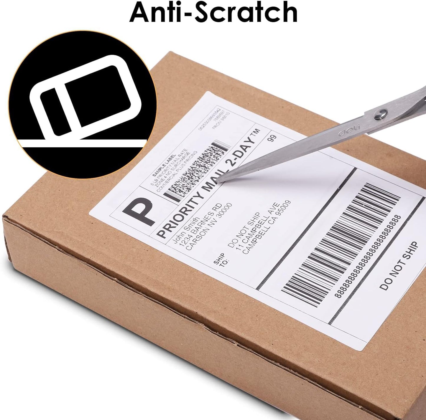 Omezizy 4x6 Thermal Shipping Label (Pack of 2 Roll 500 4x6 Labels)