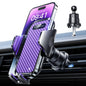 VANMASS Phone Holders for Your Car Ultimate Military-Grade Car Phone Holder Mount【Patent & Safety Certs】 Upgraded Shockproof Truck Air Vent Phone Mount for iPhone 17 Pro Max 16 Samsung Android,Blue