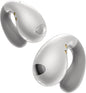 Ultra Open-Ear-Earbuds Wireless Bluetooth - Ergonomic Clip-On Earbuds, Bone Conduction Over-The-Ear Headphones with Waterproof Design and Secure Fit for Small Ears, Elegant White