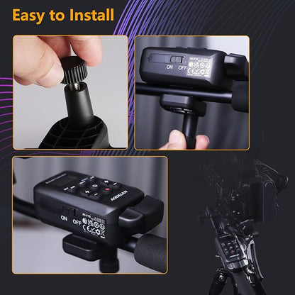 Wireless Camcorder Lanc Zoom Controller, Wired Remote Control with 2.5mm Jack Cable, IRIS, Focus, Video Recording and Zoom Commander with Lanc or Remote Terminal for Canon XL1S XL2 XHA1 /Sony NX5C