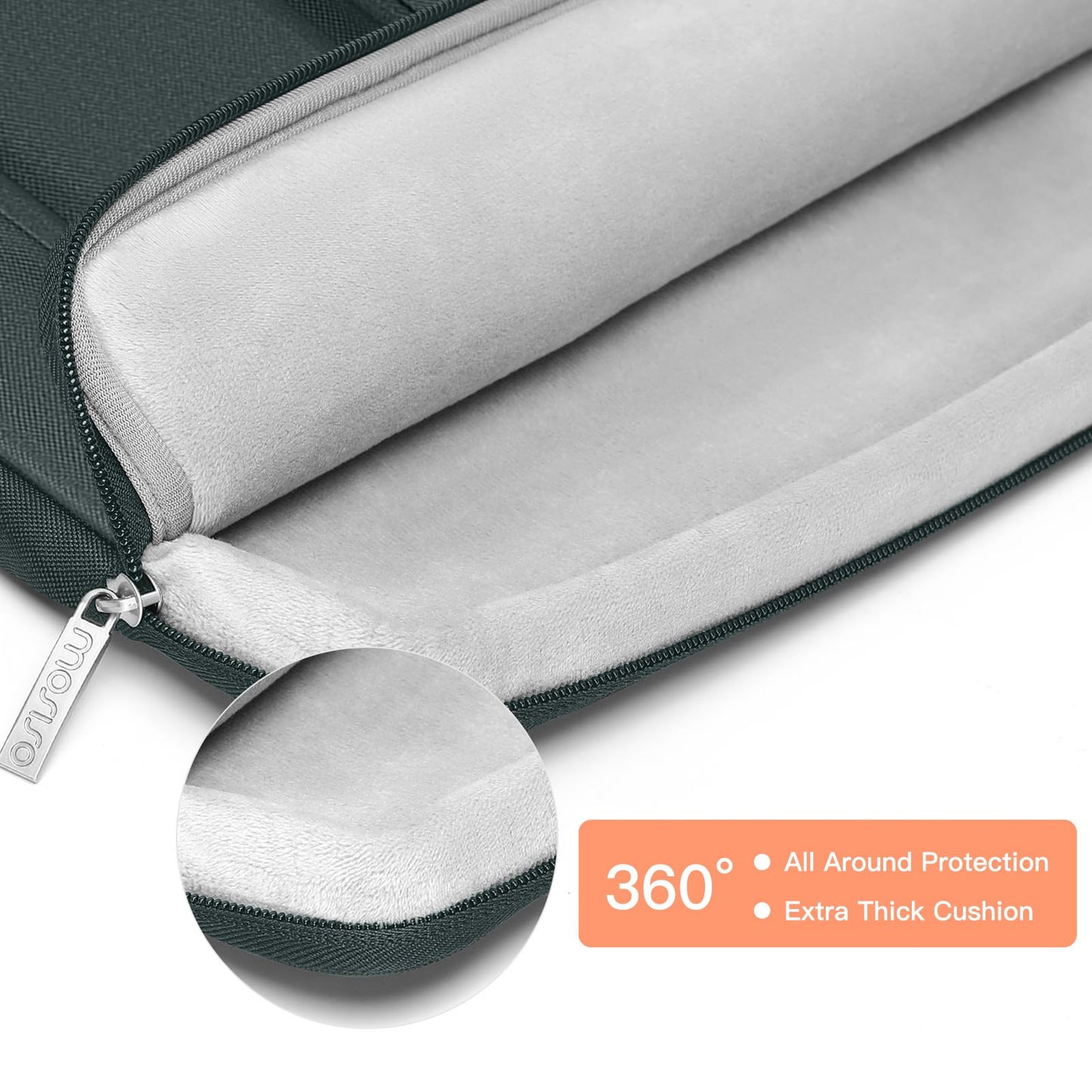 MOSISO 360 Protective Laptop Case 13.3 inch, 13-13.3 inch Laptop Sleeve Bag