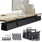 Ascrono Original Under Desk Cable Management Tray, Black, 27.3"