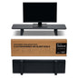 ULTRARM Moodular Wooden Monitor Stand Desk Organizer, Standard 33.4" Black