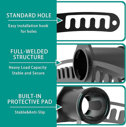 Double to Single Adaptor Plate for Cable Pulley Machines Durable Solid Stainless Steel with 3 Carabiners Suitable for Dual Cable Machines LAT Pulldown, Shoulder & Biceps Exercises