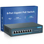 YuanLey 18 Port 2.5G PoE Switch Unmanaged, 16 x 2.5G Base-T PoE Ports, 2 x 10G SFP+, IEEE802.3af/at, 250W, Compatible with 100/1000/2500Mbps, Metal Case, Desktop/Rack Mount 2.5Gbe Network Switch