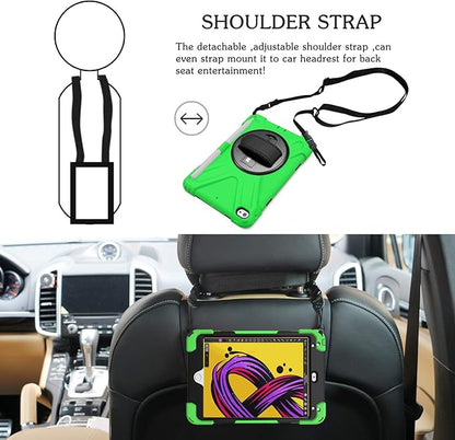 BRAECN iPad mini 5 Case,iPad mini 4 Case, Heavy Duty Shockproof Protective Rugged Case with Pencil Holder,Hand Strap,Kickstand, Shoulder Strap for iPad mini 5th/4th Generation 7.9 Inch for Kids