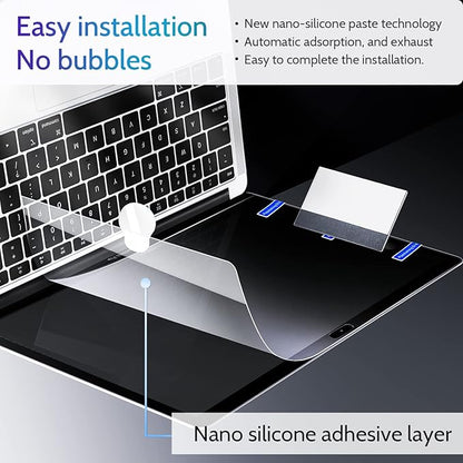 Peslv 3-Pack Anti Blue Light Screen Protector for MacBook Pro 13 Inch(2016-2022,M1,M2)&MacBook Air 13In(2018-2021,M1), 13.3" Mac Laptop Glare Filter Uv Blocker Shield Cover Eye Protection Film