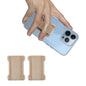 WOJI Cell Phone Finger Grip Strap Holder for Hand, Phone Strap, Phone Holder for Hand - Small, New Slim Finger Loop Selfie Grip Compatible with Most Smartphones (Black) - 2Pack