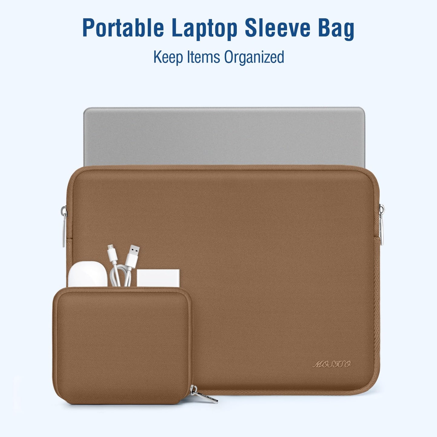 MOSISO Laptop Case 13.3 inch, 13-13.3 inch Laptop Sleeve with Small Case
