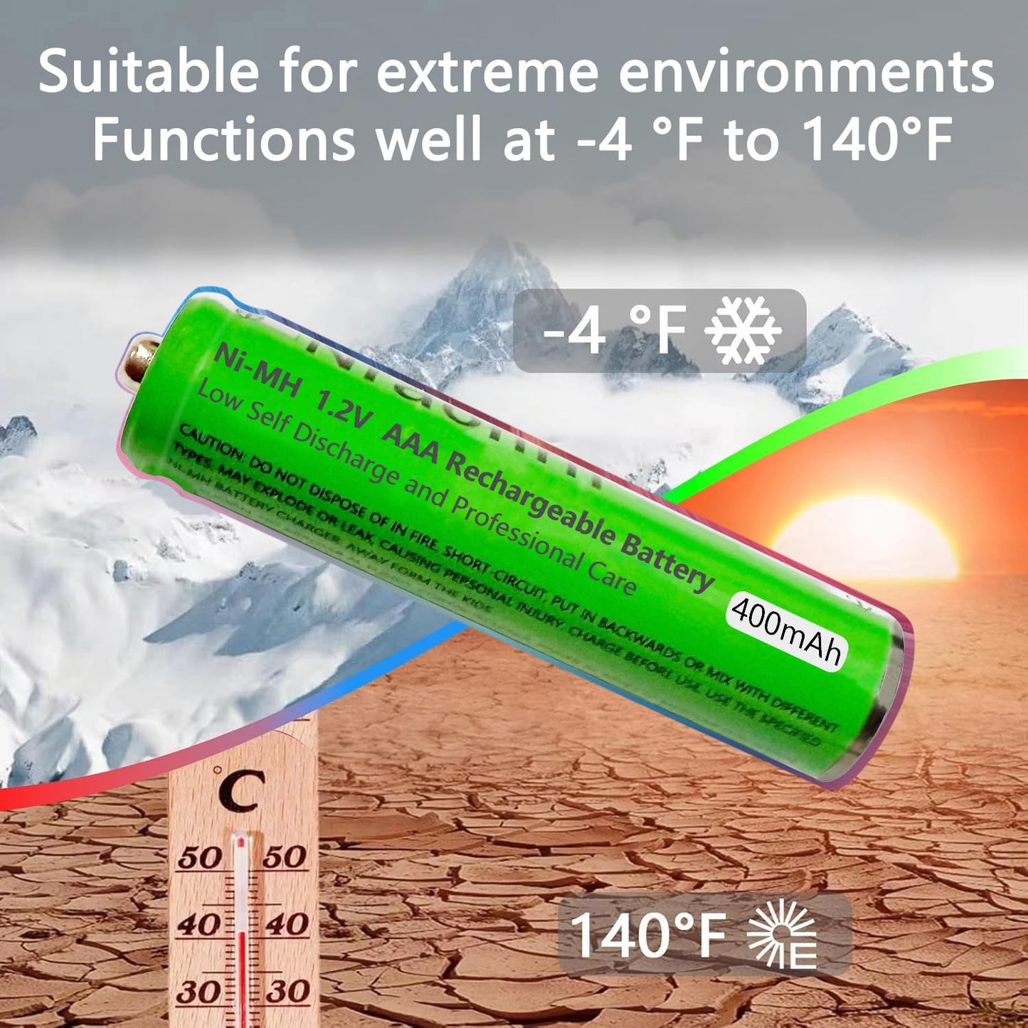 8 Pack Ni-MH AAA Rechargeable Batteries for Panosonic Cordless Phone
