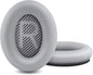 Professional Replacement Ear Pads for Bose QuietComfort 35 QC15 QC25 QC2 QC35/ Ae2 Ae2i Ae2w SoundTrue & SoundLink Over-Ear/Around-Ear Headphones/Soft Protein Leather (Silver)