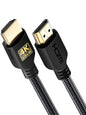 PowerBear 4K HDMI Cable 1 ft | High Speed, Braided Nylon & Gold Connectors, 4K @ 60Hz, Ultra HD, 2K, 1080P, ARC & CL3 Rated | for Laptop, Monitor, PS5, PS4, Xbox One, Fire TV, Apple TV & More