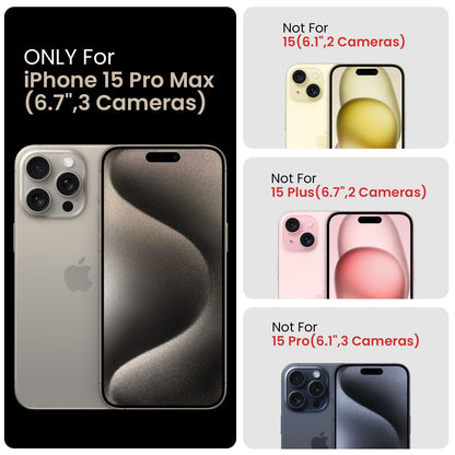 FireNova Designed for iPhone 15 Pro Max Case, 6.7", Calke Green