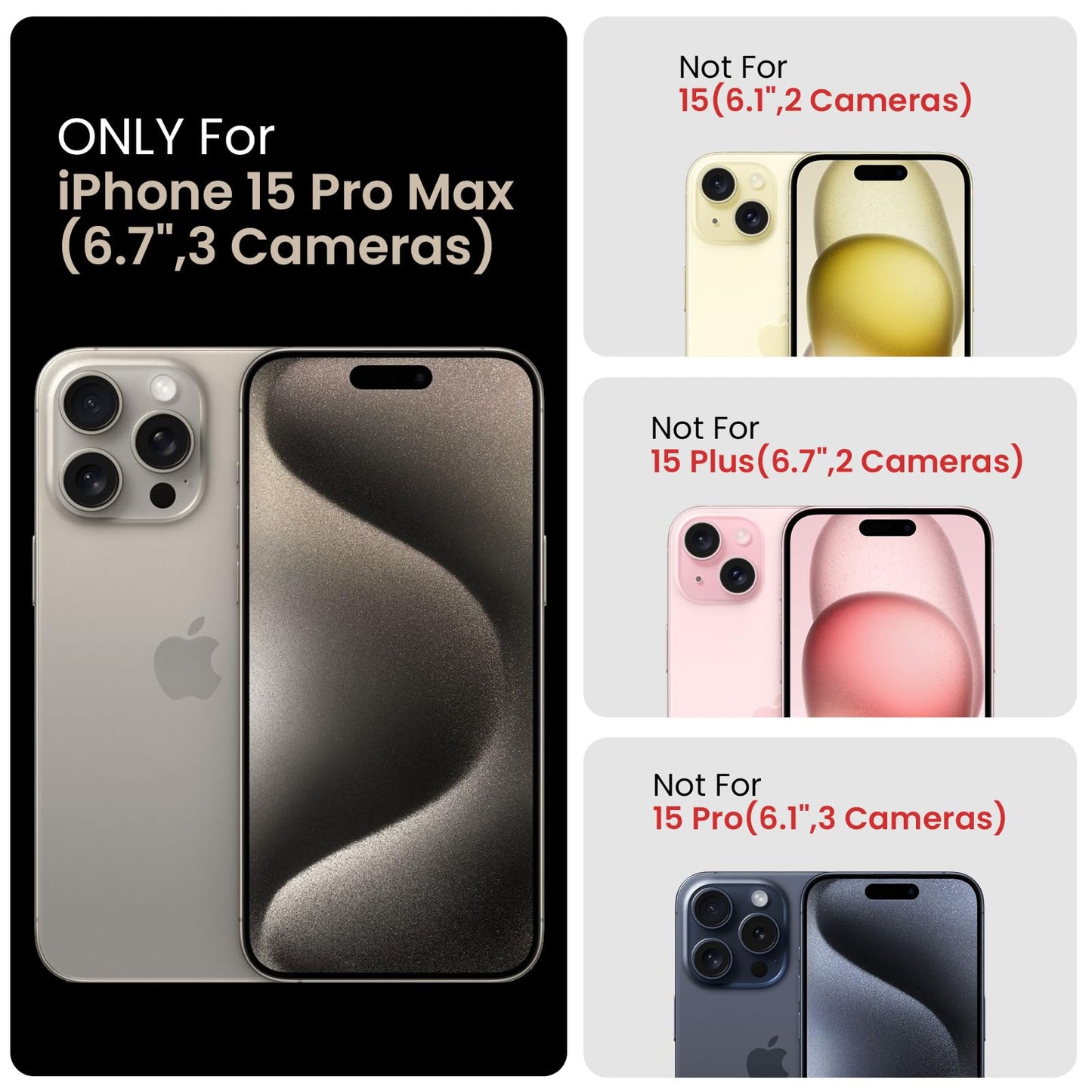 FireNova Designed for iPhone 15 Pro Max Case, 6.7", Calke Green