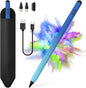 Stylus Pen for iOS&Android Touch Screens, Active Pencil for Samsung, Smart Digital Stylus Pens for Lenovo/Huawei/Vivo/Mi Tablets, iPhone/Google Pixel Smart Phones Drawing&Writing (Gradient Blue)