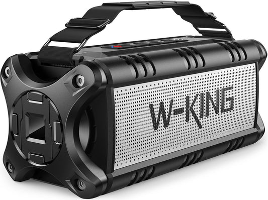 W-KING Bluetooth Speaker 90W Max, IPX6 Waterproof Portable Outdoor Speaker