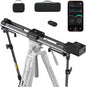 Zeapon Micro4 E1000 Double Distance Motorized Camera Slider, High-Speed Low Noise Motor 10-26Lbs Payload, 42''/107cm Compact Slider with Carrying case, LCD Screen, App Control, Smooth Damping Design
