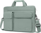MOSISO Laptop Shoulder Bag, Computer Bag with 2 Raised&1 Flapover&1 Horizontal Pocket&Handle&Belt