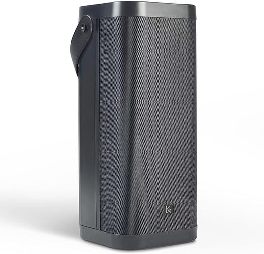 Bluetooth Speakers, KONEX 65W Portable Wireless Speaker, Bluetooth 5.1 Heavy Bass Music Player, 3-Way System with Active Filter, 20H Long Playtime, Outdoor Speaker for Home, Office, Party, Black