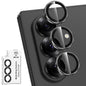 Avocase for Samsung Galaxy Z Fold 7 Camera Lens Protector, Individual Metal Ring Tempered Glass Lens Cover, [Strong Adsorption] Scratch Resistant Ultra-Thin HD Clear Lens Cover, 1 Set-Black Ring