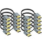 Twozoh Slim 4K HDMI Cable 6.6FT 10 Pack, Ultra Thin & Flexible Skinny HDMI to HDMI 2.0 Cord Support 4K/60HZ 18gbps Laptop, Monitor, PS5, PS4, Xbox One, Fire TV