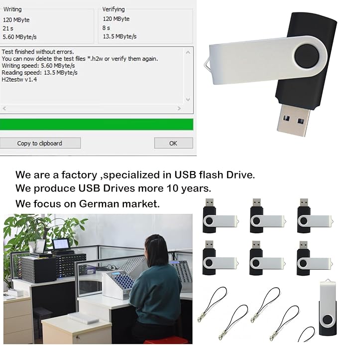 lcwamy 128MB Flash Drives 100 Pack USB Drives Bulk USB Flash Drive 100 Pack Flash Drive Bulk USB Thumb Drive CupShadow (Black, No Logo 128M 100PCS)