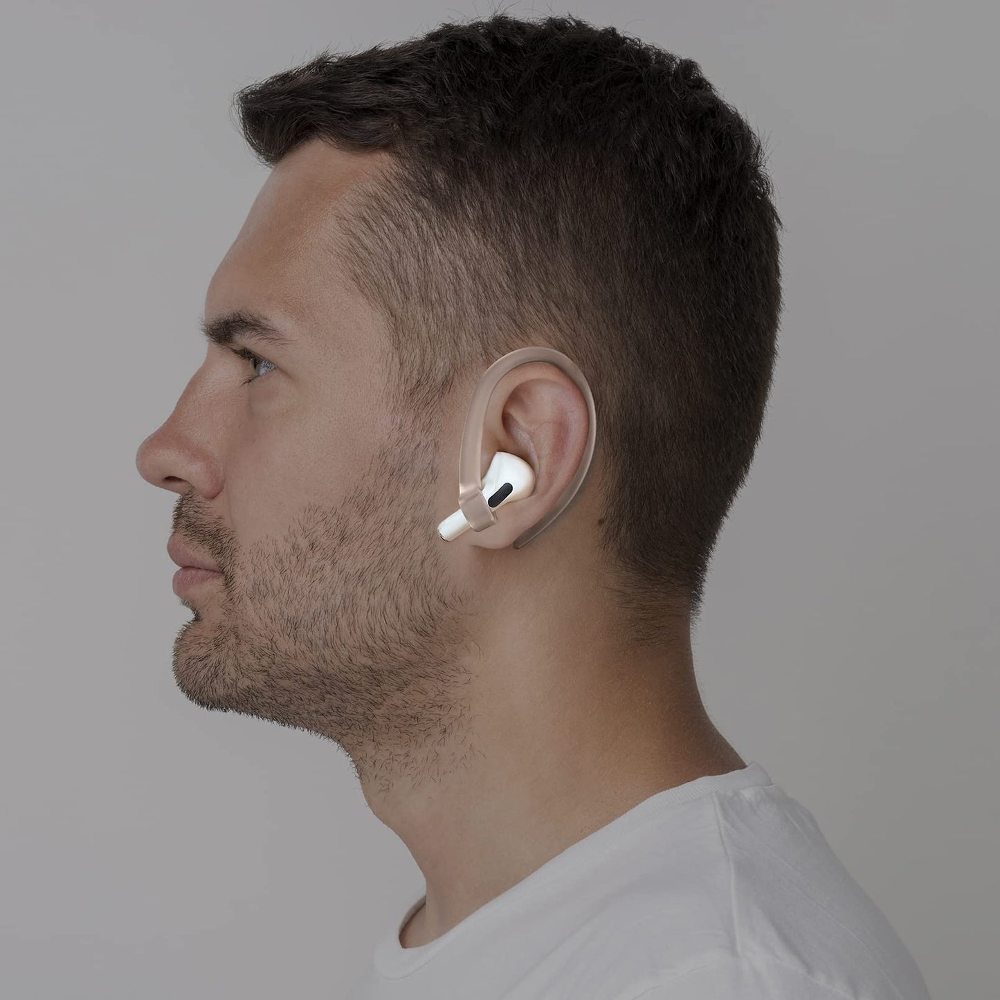 ICARERSPACE 2 Pairs Ear Hooks for AirPods Pro 2 1 AirPod 4-1, Transparent